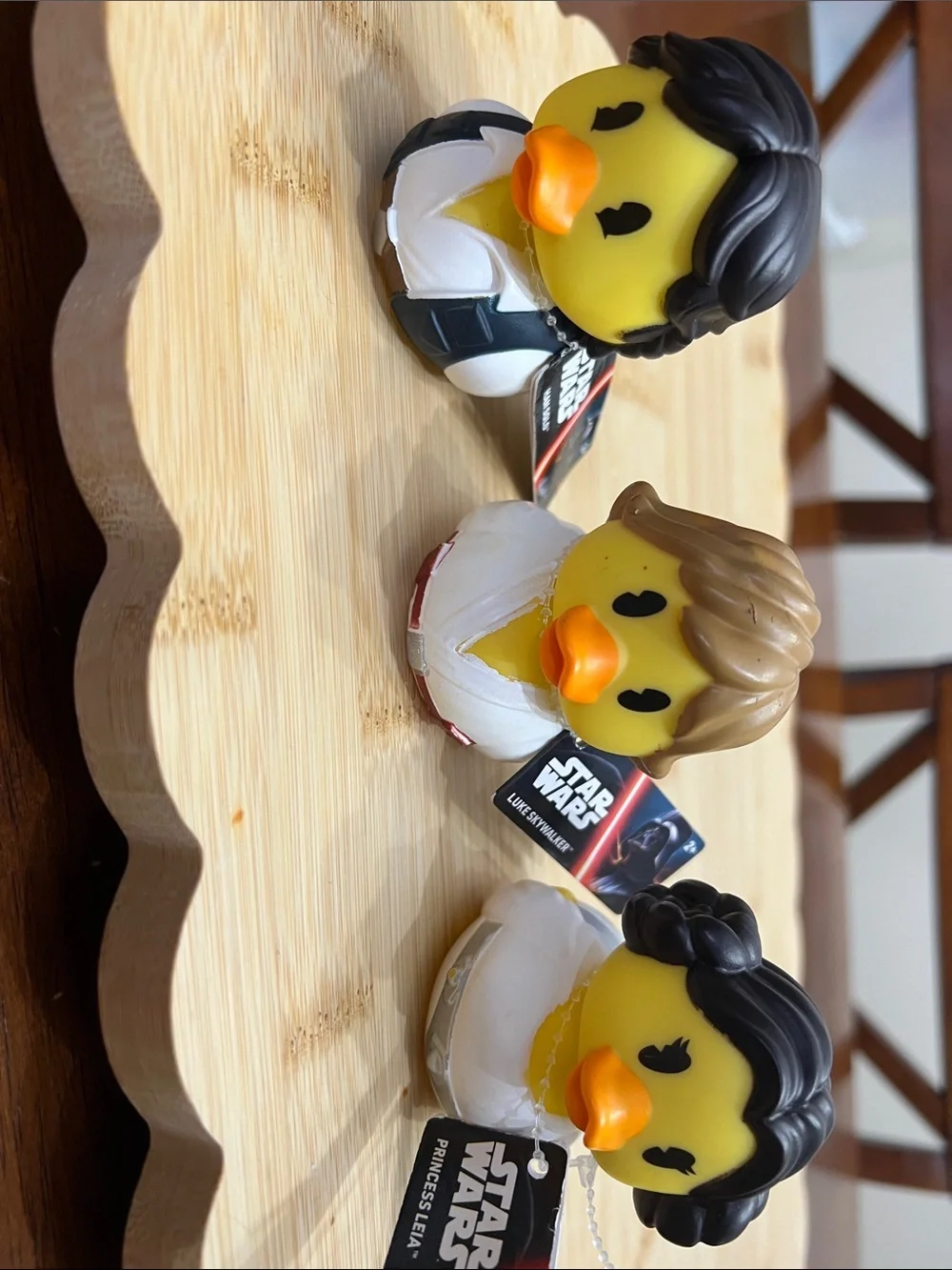 Star Wars Yellow Character Duck Set - Han, Luke, Leia, Chewbacca & Vader